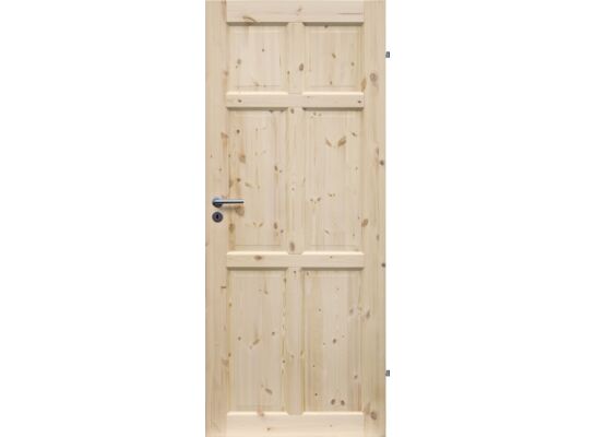 Skrzydło wewnętrzne BERGEN 80P sosna pełne RADEX