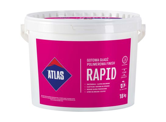 Gotowa gładź polimerowa ATLAS RAPID 18 kg