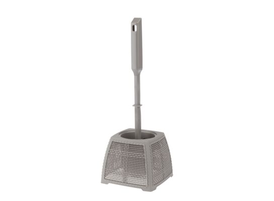 Szczotka WC CANVAS szary jasny