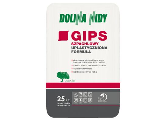 Gips szpachlowy uplastyczniona Formuła Dolina Nidy 25 kg