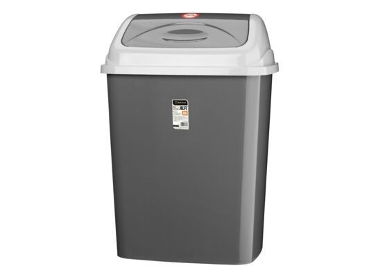 Kosz uchylny ALFI 50 l szary