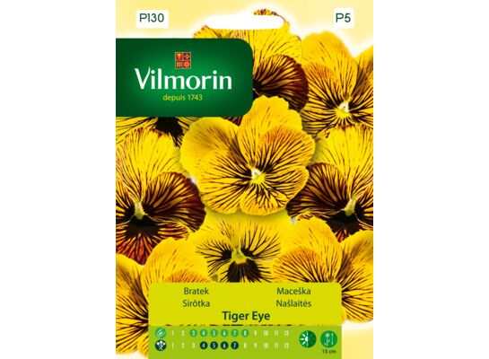Bratek Tiger Eye mix 20 z Vilmorin Garden