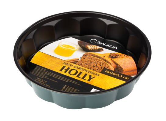 Blacha nieprzywieralna HOLLY 26 x 26 x 5,5 cm zielony ciemny