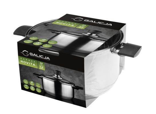 Garnek NOVITA 24 cm 5,8 l