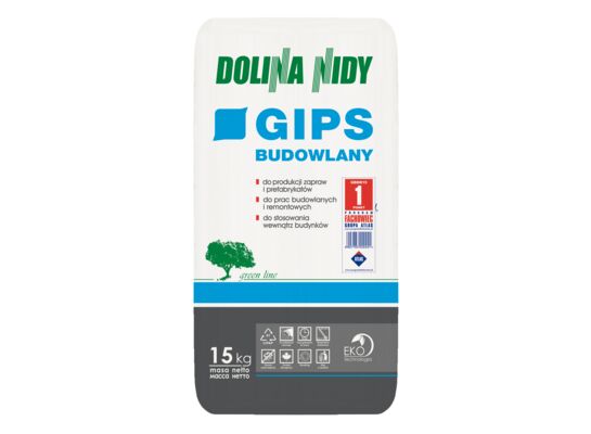 Gips budowlany Dolina Nidy 15 kg