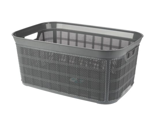 Kosz na pranie 35 l CANVAS szary