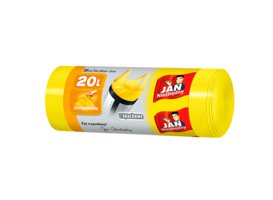 Worki na śmieci HD T-shirt 20 l 30 sztuk Jan Niezbędny