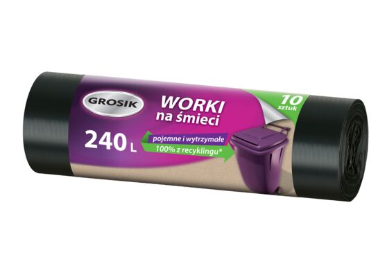 Worki na śmieci LD 240 l 10 sztuk