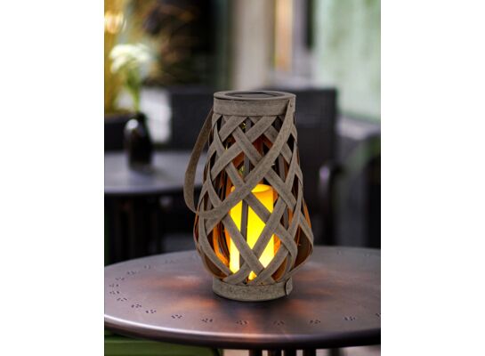 Lampa solarna wiklina 26,5 cm