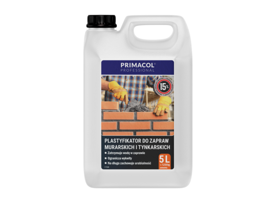 Domieszka do zapraw uplastyczniająco - napowietrzająca Primacol 5 l