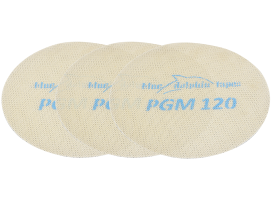 Krążek ścierny 225 mm PGM 3 sztuki gradacja 120