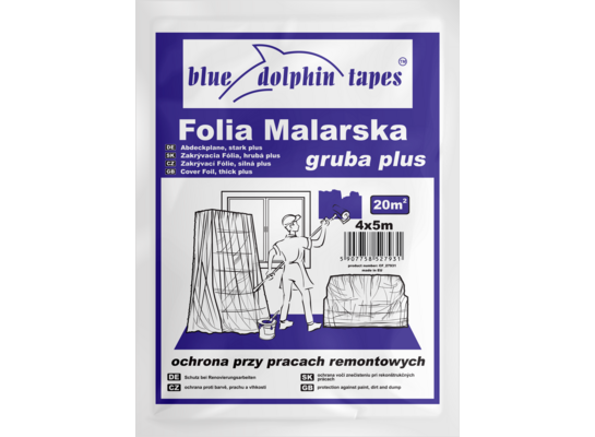 Folia malarska gruba CF-640 4 x 5 m