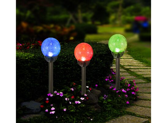 Lampa solarna "pęknięta" kula 11 x 44,8 cm