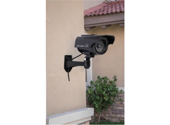 Lampa solarna atrapa kamery