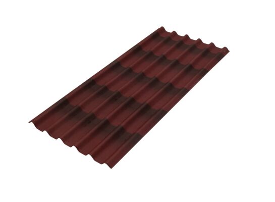 Plyta falista EASYSTYLE DUAL 195 x 82 cm czerwona Onduline