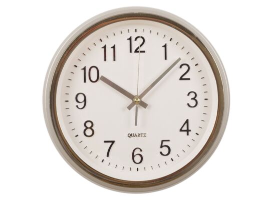 Zegar ścienny KLASSIKA złoty śr.26 cm