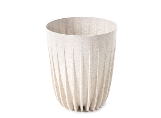 Doniczka MIRA ECO wood 19 cm biały