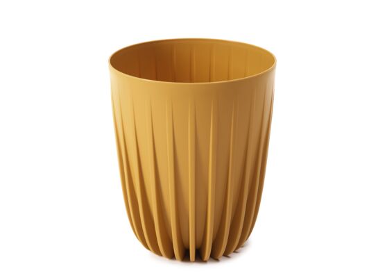 Doniczka MIRA 19 cm musztardowy
