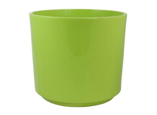 Osłonka ceramiczna cylinder 994 16 cm zielona Cermax
