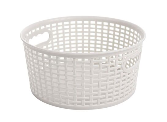 Koszyk rattan classic 4,5 l okrągły CAPRI beżowy