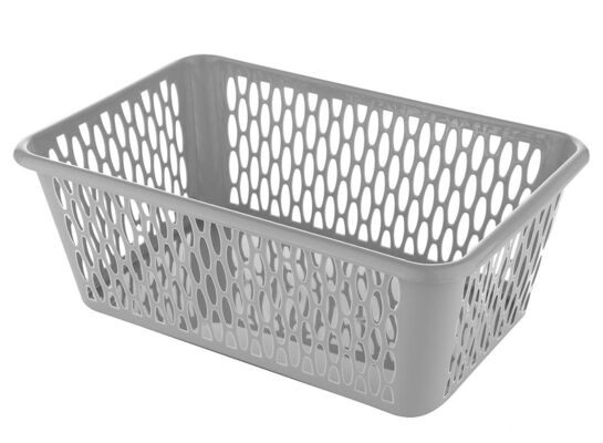 Koszyk K4 37 x 26 x 15 cm CAPRI jasny szary