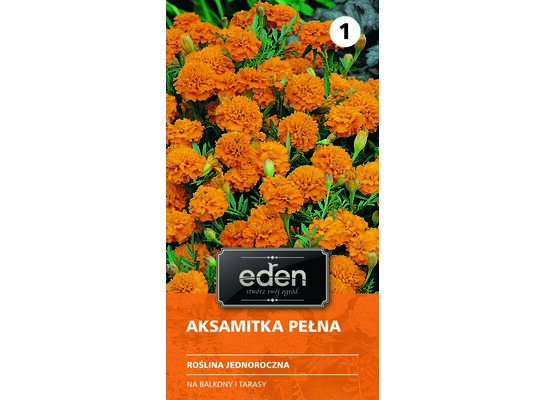 Aksamitka rozpierzchła pełna Petite Orange 1 g Eden