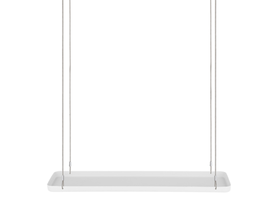 Kwietnik wiszący 58 x 15 x 21 cm biały DHG