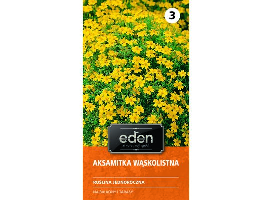 Aksamitka wąskolistna żółta Lulu 0,5 g Eden