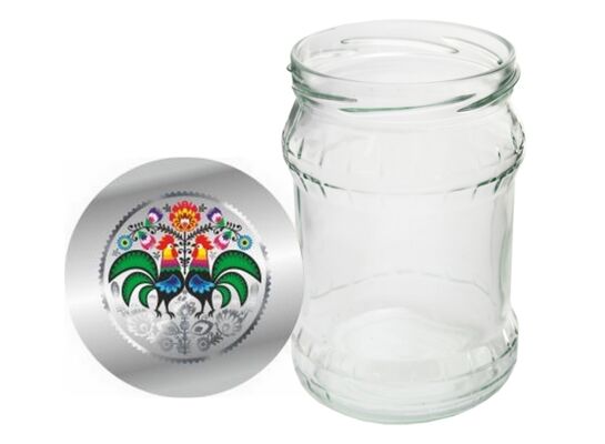 Słoik 0,54 l kogut 4 szt.