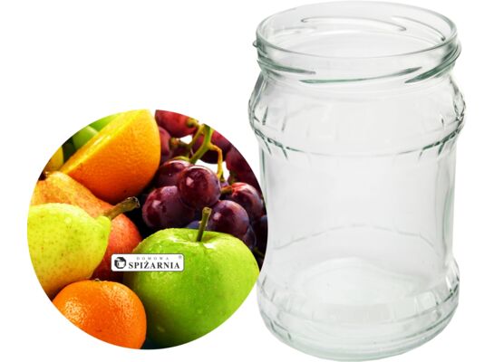 Słoik 0,54 l owoce 4 szt.