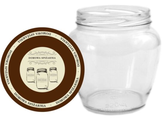 Słoik beczułka 0,55 l spiżarnia 4 szt.