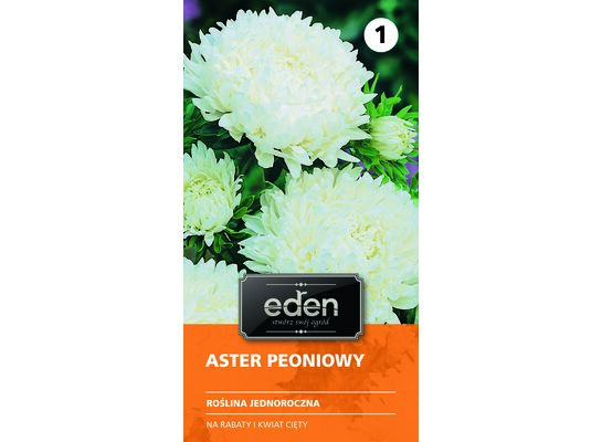 Aster chiński peoniowy Nimfa 0,5 g Eden