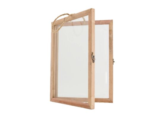 Ramka foto drewniana dwustronna wisząca 38 x 24 cm