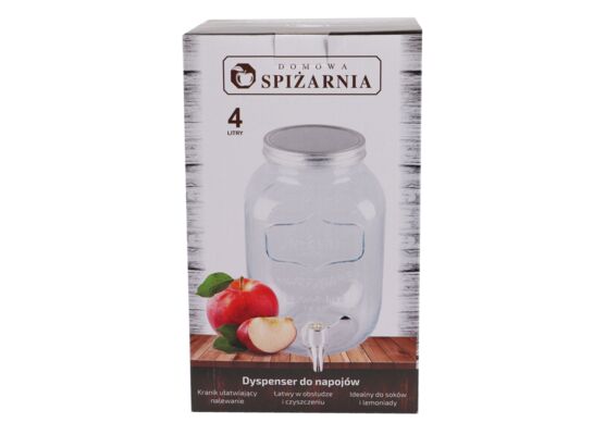 Dyspenser z kranem 4 l