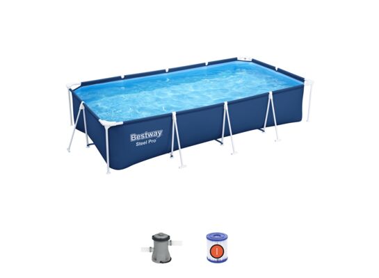 Basen stelażowy 400 x 211 x 81 cm BESTWAY