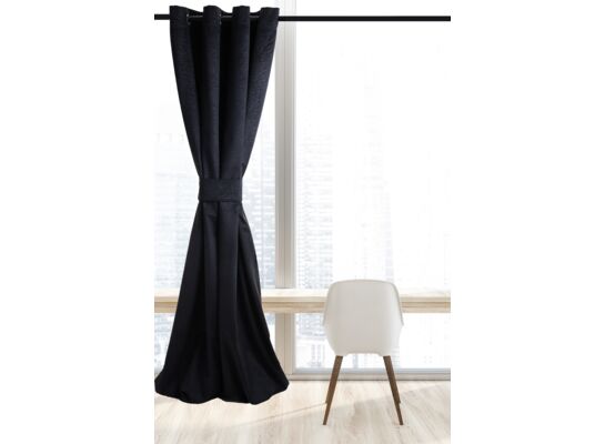 Zasłona Perfect Chic 140 x 270 cm czarna