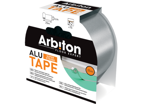 Taśma aluminiowa do łączenia podkładów 50 mm × 25 m Arbiton Izo Floor Tape