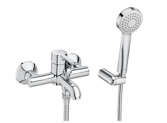 Bateria wannowo-prysznicowa Carelia z zestawem