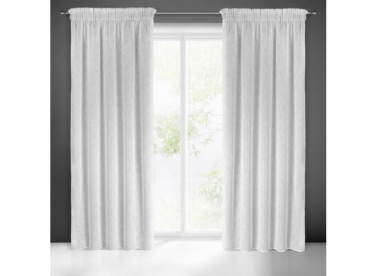 Firana ALICJA 140 x 270 cm taśma marszcząca biała