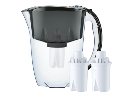 Dzbanek Ideal 2,8 l + 3 wkłady B15 Standard czarny