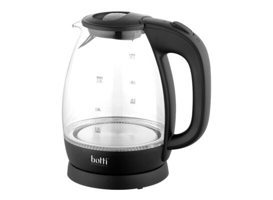 Czajnik elektryczny WILLY szklany 1,7 l czarny BOTTI HHB1786