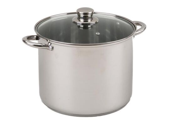 Garnek nierdzewny wysoki 36,5 x 27 x 20,5 cm 10 l
