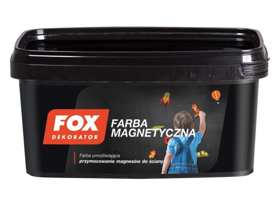 Farba magnetyczna czarna 0,75 l FOX