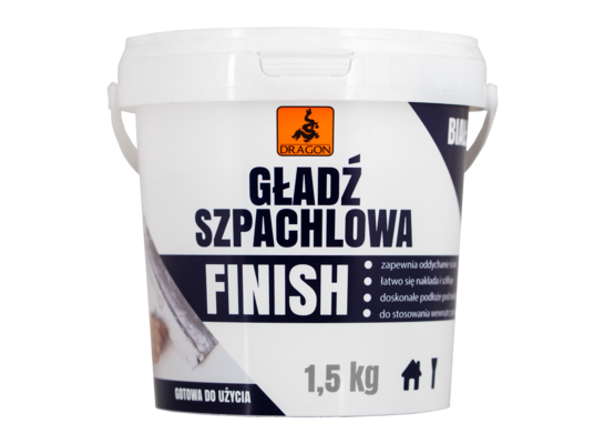 Gładź szpachlowa finish 1,5 kg DRAGON