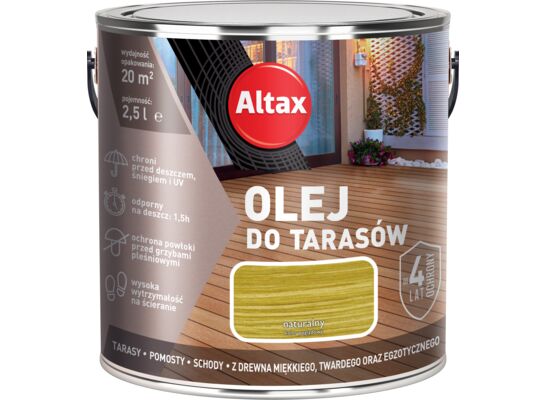 Olej do tarasu 2,5 l Naturalny Altax