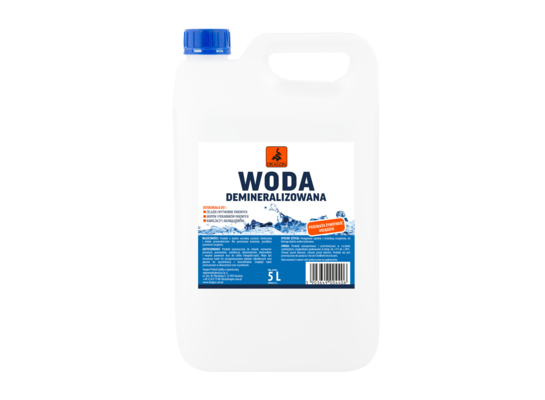 Woda demineralizowana 5 l DRAGON