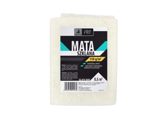 Mata szklana 0,5 m² 150 g/m² DRAGON PRO