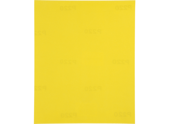 Arkusz papier ścierny żółty 230 x 280 mm P220 KRAFTLINE PRO