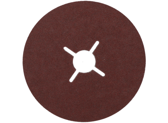 Krążek fibra 125 mm P80 3 szt. KRAFTLINE