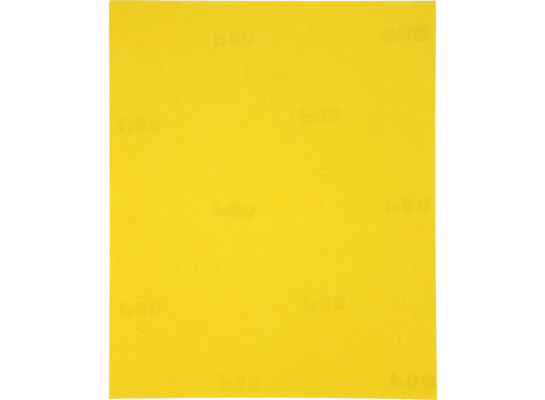 Arkusz papier ścierny żółty 230 x 280 mm P80 KRAFTLINE PRO